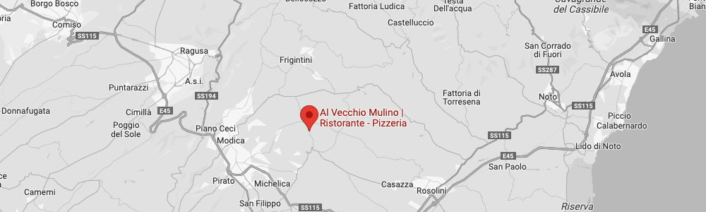 Vecchio Mulino - Ristorante Pizzeria - Modica (RG)